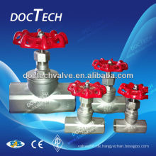 Mini-Thread Ende ANSI Carbon Stahl/Edelstahl Stahl Globus Ventil 200WOG vom China-Distributor
